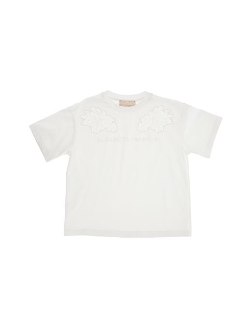 T-shirt, bambina, logata. ELISABETTA FRANCHI | EFTS236 0 JE0060000